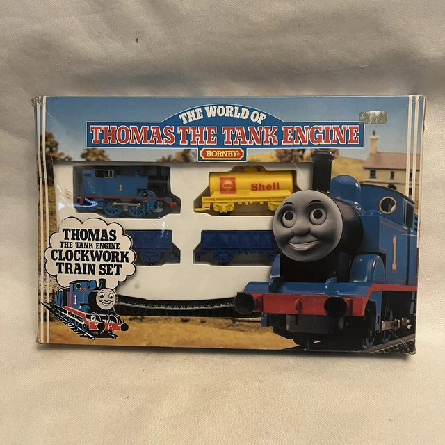 THOMAS THE TANK the Engine clockwork train set by Hornby R183 £35.00 ...