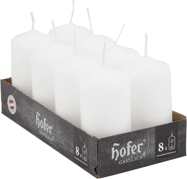 BRUBAKER Set di 100 Candele di Compleanno da 9,5 cm - Candele Piccole per Compleanno, Magia, Rituali o Decorazioni per Feste - Candele Decorative a Bastoncino da 1,25 cm di Diametro
