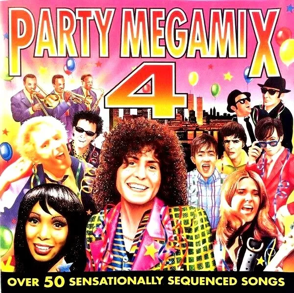 Party Megamix Vol 4 - 1 X Cd 60S 70S 80S 90S Disco Motown Dance Rock N Roll Dj