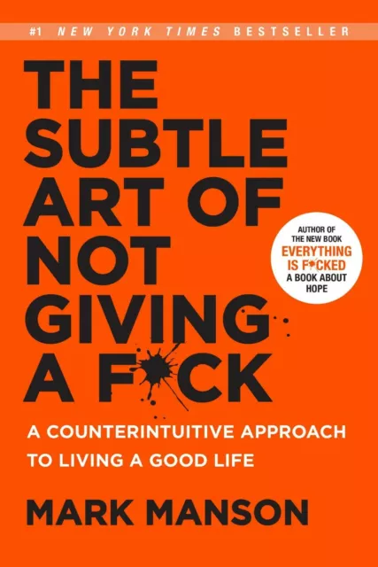 NEW Everything Is Fcked Subtle Art of Not Giving Fck, Unfck Yourself 3 Books Set 3