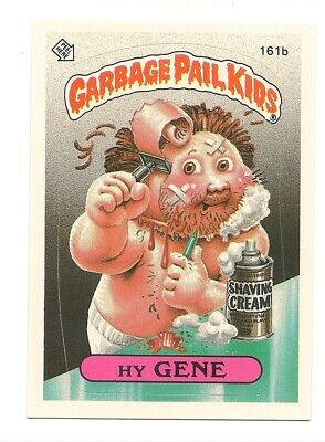 1986 Topps Garbage Pail Kids Series 4 Sticker #161B "Hy Gene"