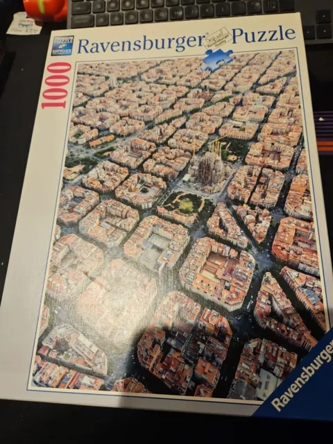 RAVENSBURGER “Barcelona From Above” 1000 Piece Jigsaw Puzzle