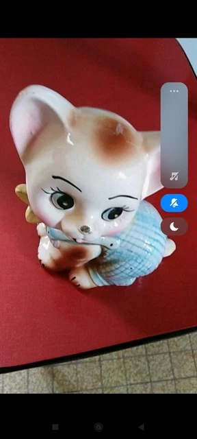 Ancienne Tirelire JUWA Chat Noir Haribo Katinchen - Plastique Vintage Allemagne, Super Déco Rétro