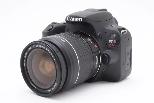 CANON EOS KISS X9 DSLR Camera Kit w/ EF 28-80mm Lens