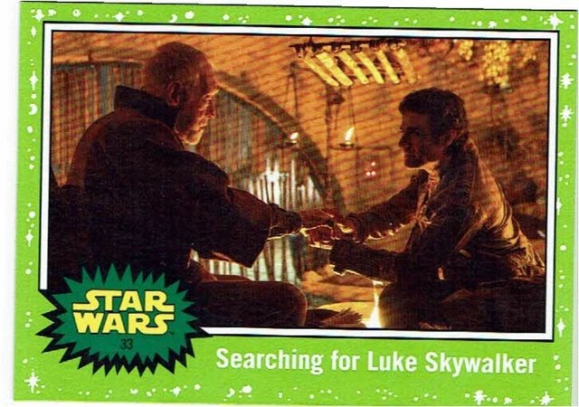 Star Wars Journey to the Rise of Skywalker Topps Green Parallel Base Card #33