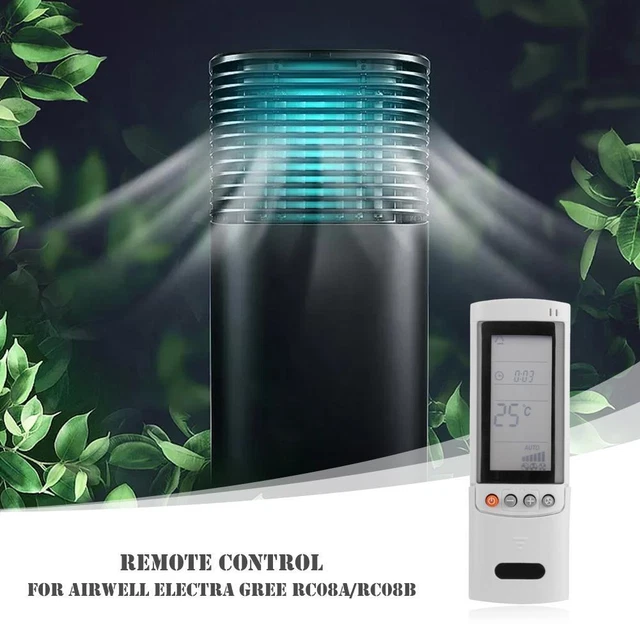 PLASTIC AIR CONDITIONER Remote Control for Airwell Electra Gree RC08A ...
