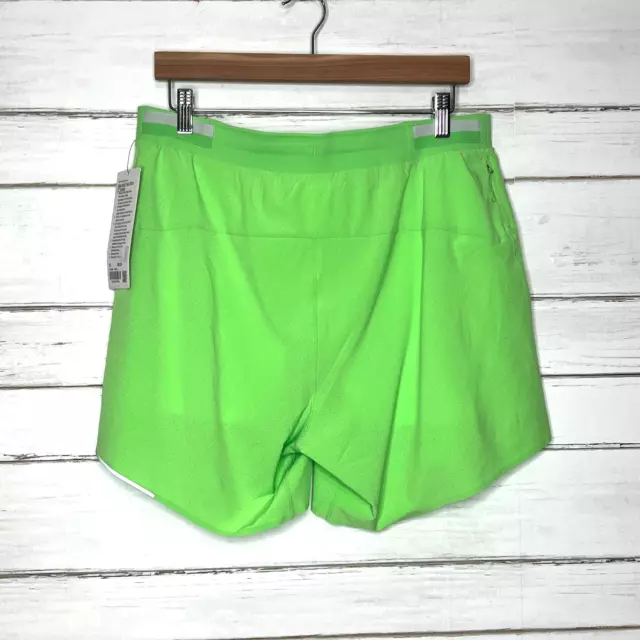 LULULEMON LIME GREEN Running Athletic Shorts Size XL $49.99 - PicClick