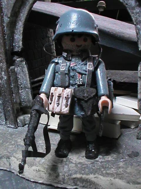 Playmobil Custom Suboficial Wehrmacht (Francia-1941) Ref-0704 Bis