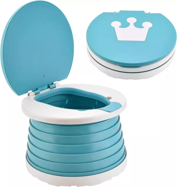 Portable Potty Seat Kids Folding Training Toilet Chair Travel Potty for Toddler