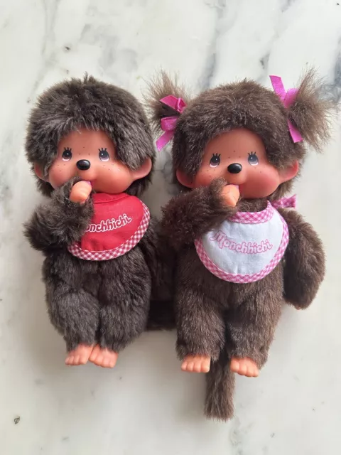 Peluche Monchhichi Fille - Salopette