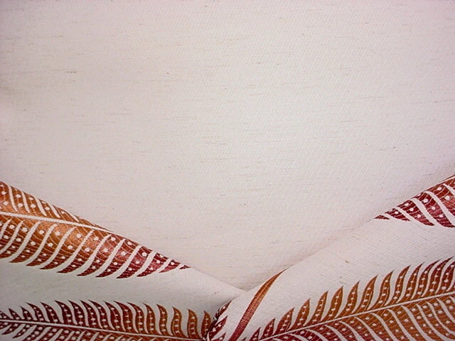 8-3/8Y Kravet Lee Jofa Orangewood Amber Floral Leaf Brocade Upholstery Fabric 2