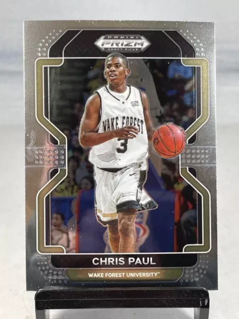 2022-23 Panini Prizm Draft Picks Chris Paul #8 Wake Forest Demon Deacons