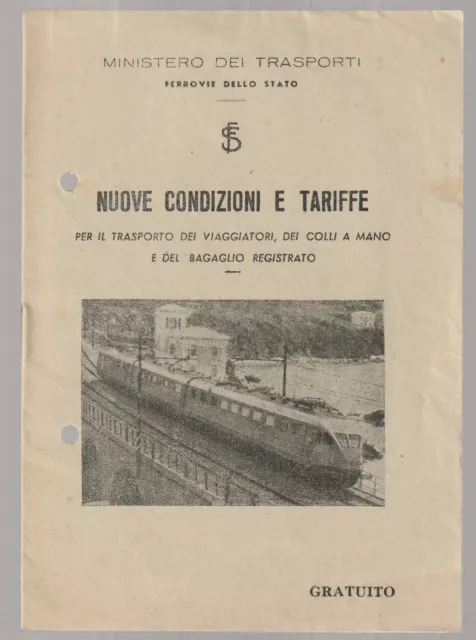 1949 - Ferrovie Dello Stato Ministero Dei Trasporti - Libretto Nuove Condizioni