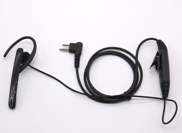 Ear Bar Earpiece Mic PTT Headset FOR Motorola Radio 2 PIN GP68 CP150 GP88 2 PIN
