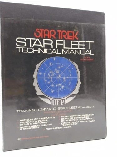 STAR TREK STARFLEET Technical Manual - Original Series - 1st Printing ...