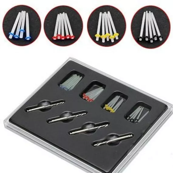 Drill Screw Thread Glass Instrument Kit - 24Pcs