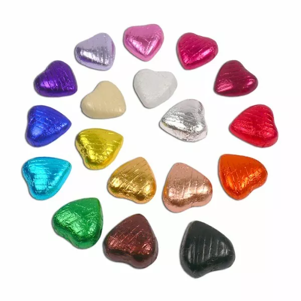 Feuille de chocolat Love Hearts emballée - cadeaux de mariage friandises au chocolat Valentin 2