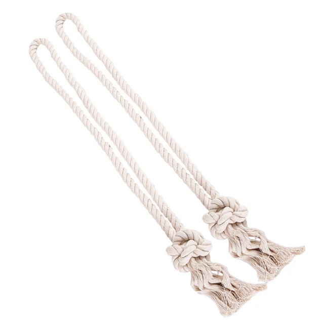 2 Pcs Retro Curtain Tiebacks Drapery Holdbacks Holder Tassel Knot Hanging Ball