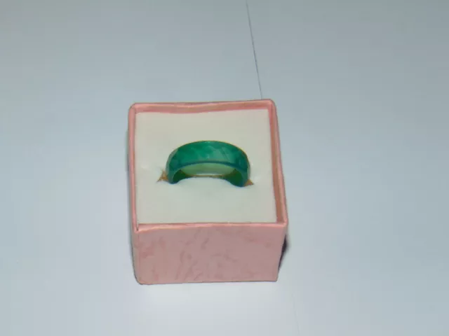 Anello Giada verde sfaccettata pietra dura donna mis 12 - color giada imperiale 2