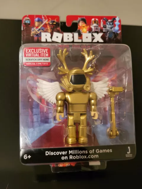 Roblox Simoon68: Golden God 3.5 Inch Figure with Exclusive Virtual Item  Code 