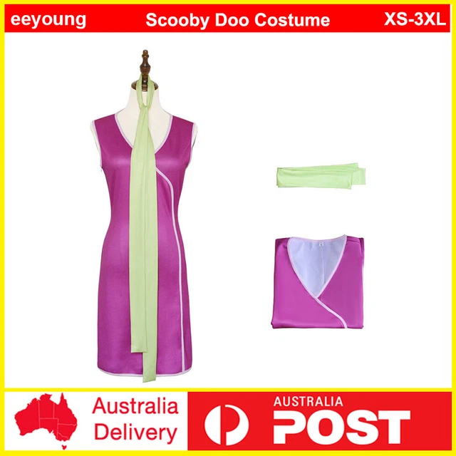 Amscan 9906630 Déguisement officiel Warner Bros Scooby Doo pour femme Daphne Blake Taille 38-40