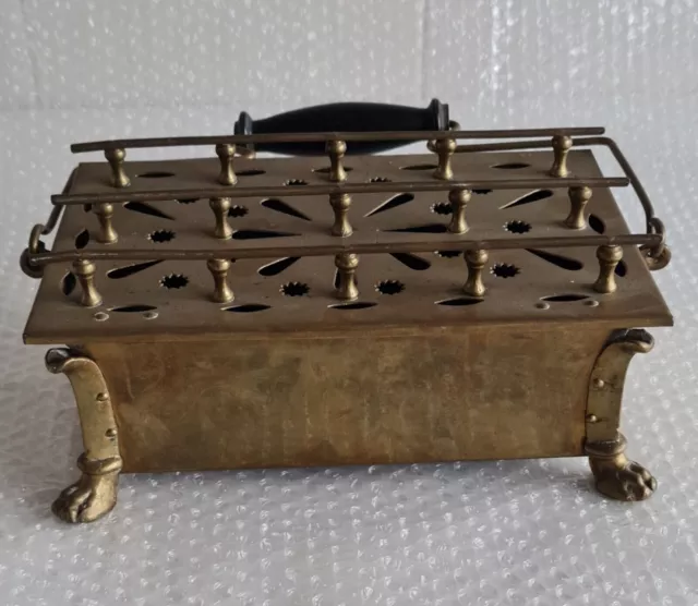 Rechaud - Stove - Antique - Brass - Early 20Th Century - Vintage - Very Rare