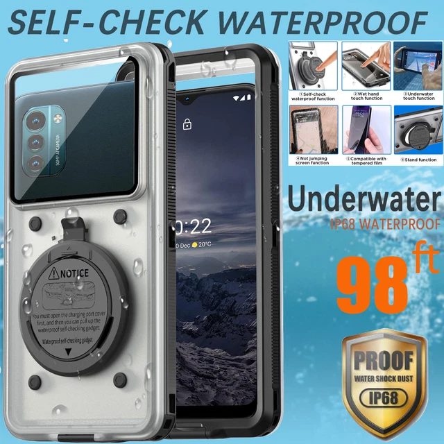 SELF-CHECK WATERPROOF CASE Cover for Nokia G42 C32 G21 G11 G20 C30