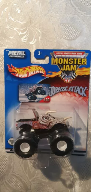 2002 Hot Wheels Monster Jam Jurassic Attack Very Good Card