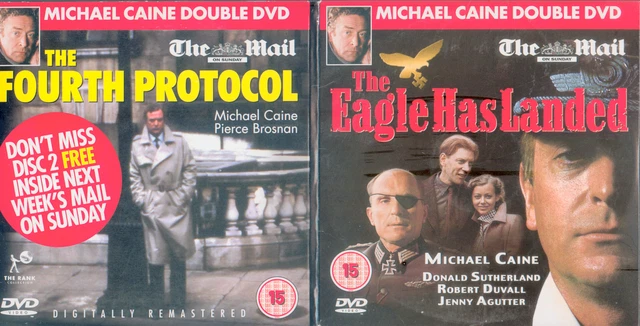 The Eagle Has Landed / Fourth Protocol: 2 Dvds: Michael Caine/ Donald Sutherland