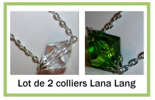 Smallville lot de 2 colliers lana lang Smallville lana lang's necklace lot of 2