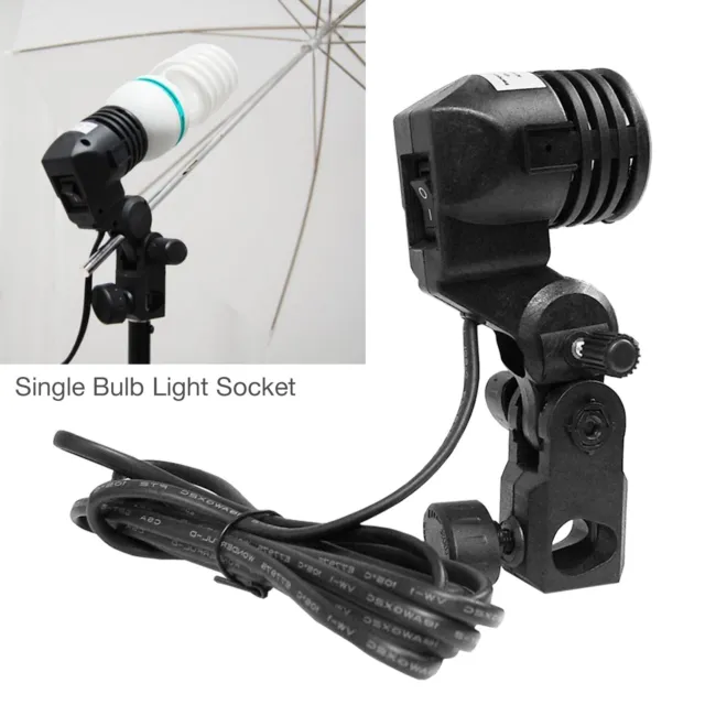 Photography Photo Video Studio Lighting Holder Universal Socket Socket NEW