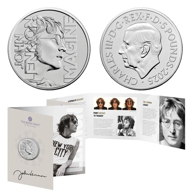 A*e様 John Lennon 2023 UK Silver Proof Co ROYAL MINT • 2021 • John Lennon: Imagine • £2 Silver proof coin