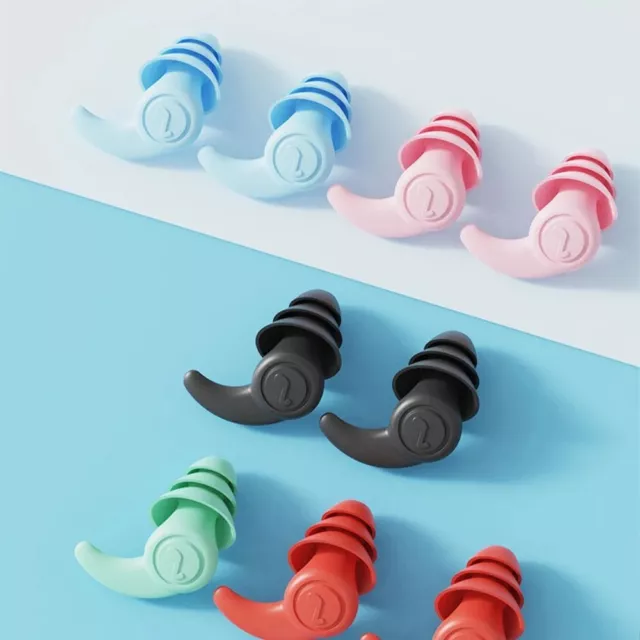 Confort doux Bouchons d'oreille en silicone  Dormir