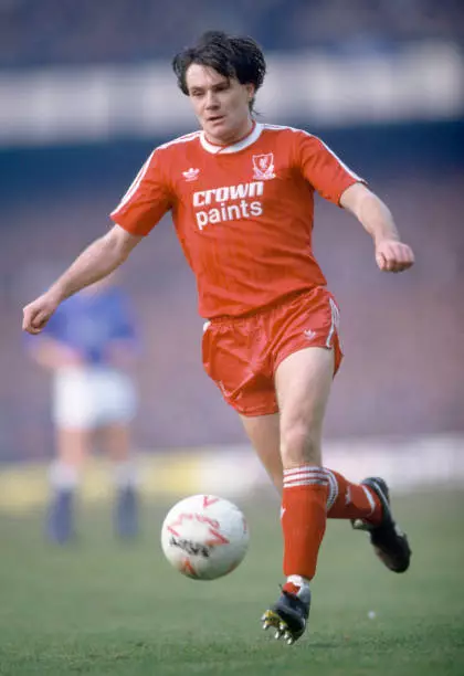 Ray Houghton of Liverpool in action, circa 1988. - Old Photo