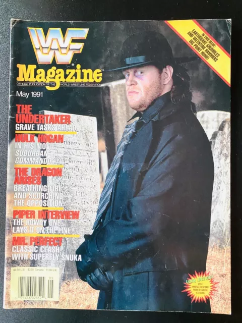 WWF MAGAZINE MAY 1991 The Undertaker Hulk Hogan Mr Perfect $16.98 ...