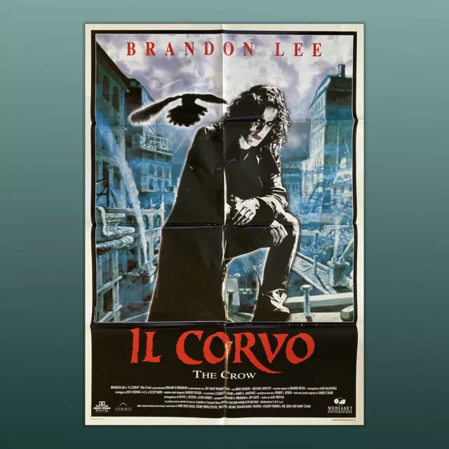 Film Poster Manifesto 2F Il Corvo The Crow Brandon Lee 100x140 CM 1994 A. Proyas