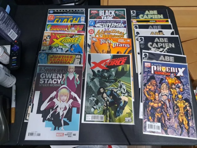 Huge 18 Comics Book Lot-Marvel, Dc, Indies- F-Vf