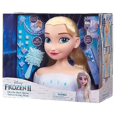 Disney Frozen 2 Deluxe Elsa the Snow Queen Styling Head 17pc 2