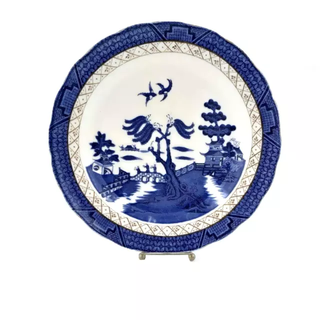 Royal Doulton -The Majestic Collection Plate-Booths-Real Old Willow-10.75 Inches