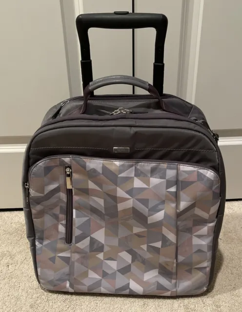 Tumi Sydney Rolling Carry On Bag Tope Inner ￼Lining Pockets Wheels Nylon