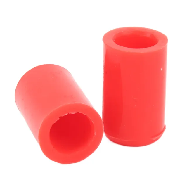 Rosso 10pz 12 mm copertura tubo vuoto aspirazione automatica tubo silicone tappi di copertura tubo