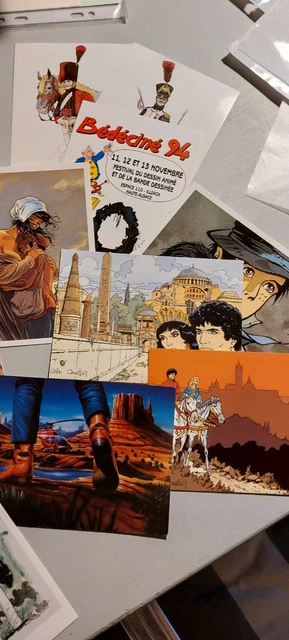 Gros lot de 150 Cartes postales BD tout style et toutes époques