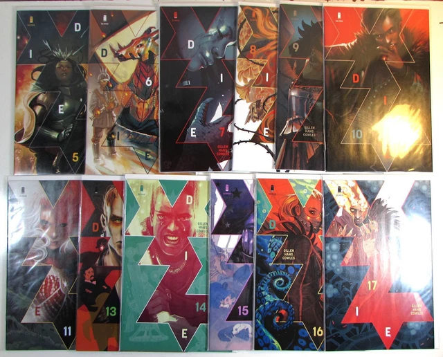 DIE Lot of 12 #5,6,7,8,9,10,11,13,14,15,16,17 Image (2019) Comic Books