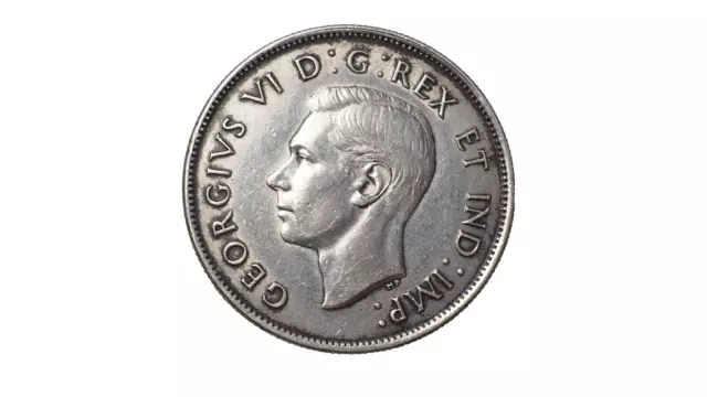 Canada : 50 cents 1843 .George VI .TTB