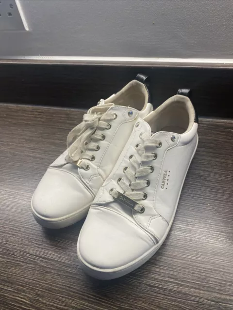 Carvela ladies white trainers sales