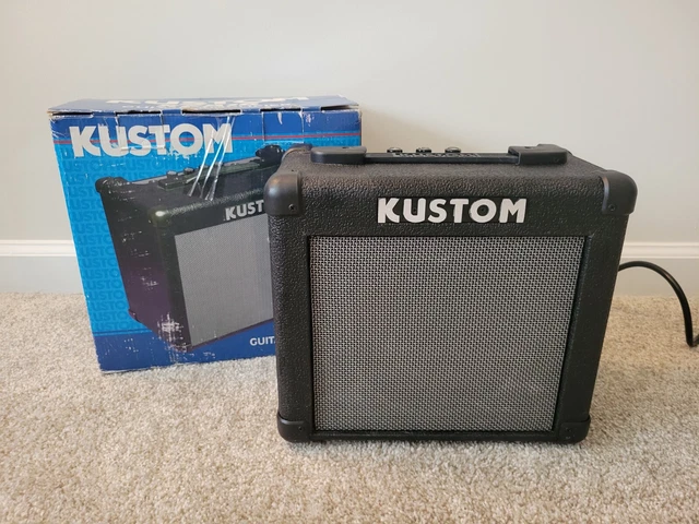 Kustom Amplifier KGA 10 10 Watt Guitar Amp and Speaker with Original Box WORKS
