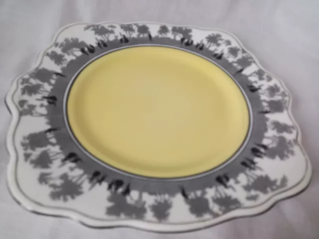 Art Deco Foley E B & Co  Silhouette Reg 699742 Cake Serving Plate-FREEUKPOST