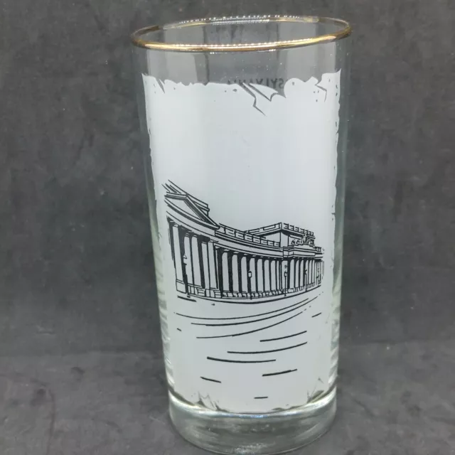 Vintage Pennsylvania Railroad Drinking Glasses Penn Station NYC