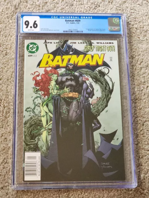 Batman 609 1st appearance Tommy Elliot Hush CGC 9.6 Newsstand rare upc White Pgs