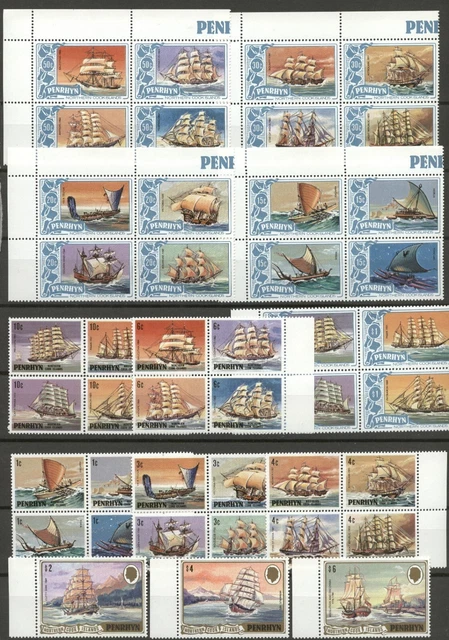 Schiffe, Ships - Penrhyn - 173-215 ** MNH 1981 !